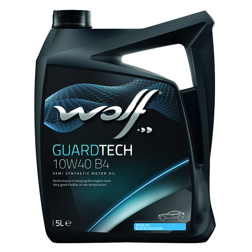 Олива моторна WOLF GUARDTECH 10W40 B4 5л.